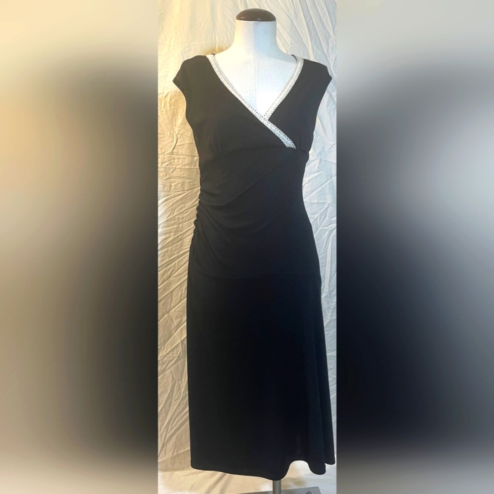 VINTAGE IZ BYER CALIFORNIA BLACK DRESS